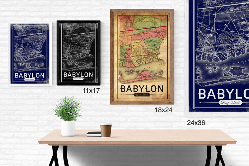 Babylon Vintage Remixed Map