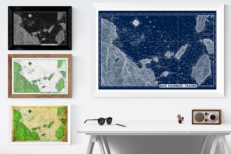 Bar Harbor Nautical Chart