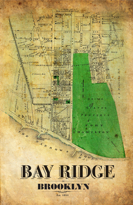 Bay Ridge Remixed Map