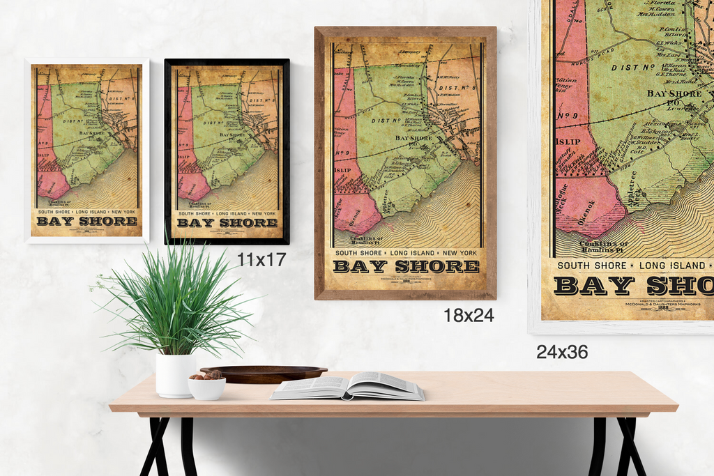 Bayshore Vintage Map