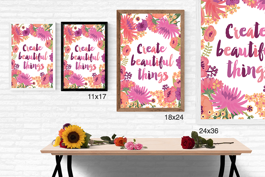 Create Beautiful Things Illustration