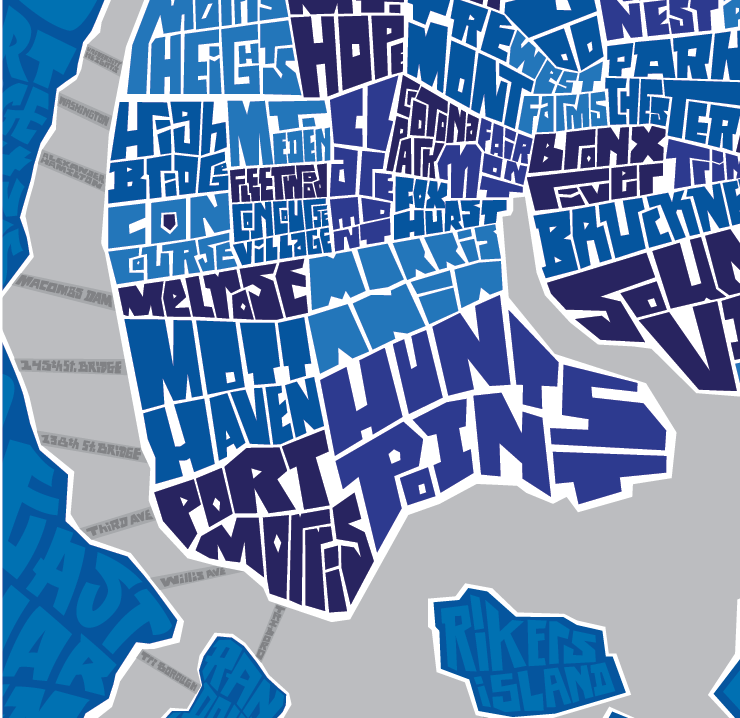 Bronx Neighborhood Type Map