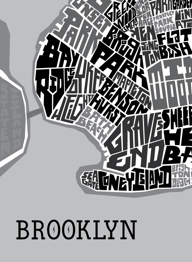 Brooklyn Type Map