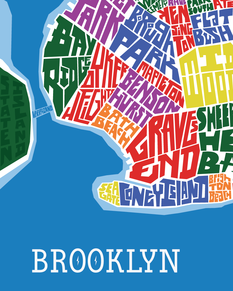 Brooklyn Type Map