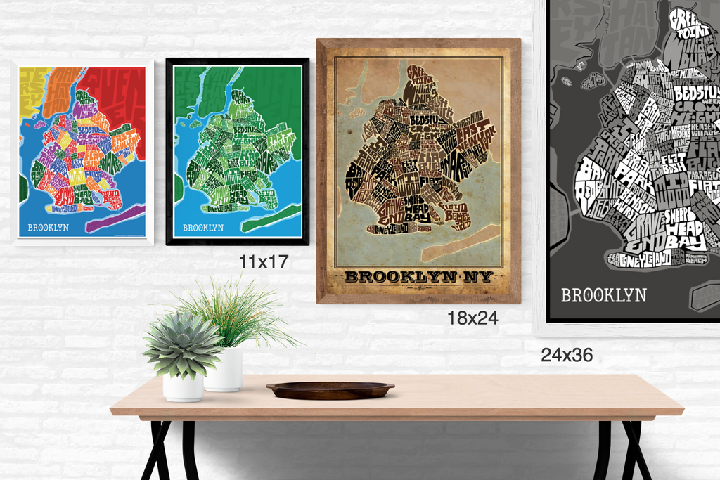 Brooklyn Type Map