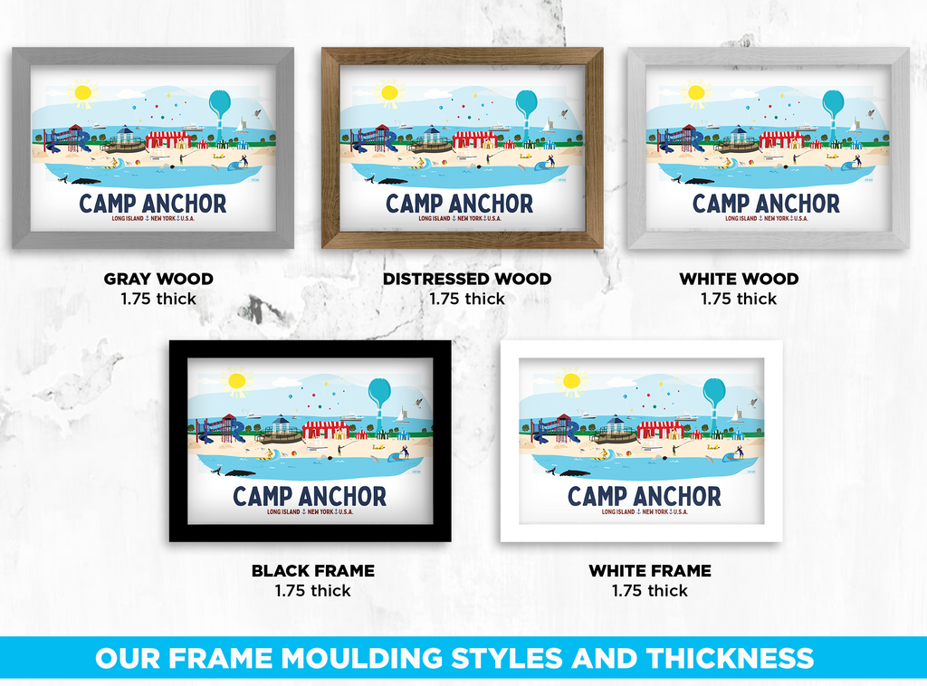 Camp Anchor Skyline Illustration