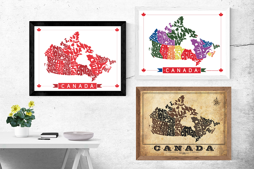 Canada Province Type Map