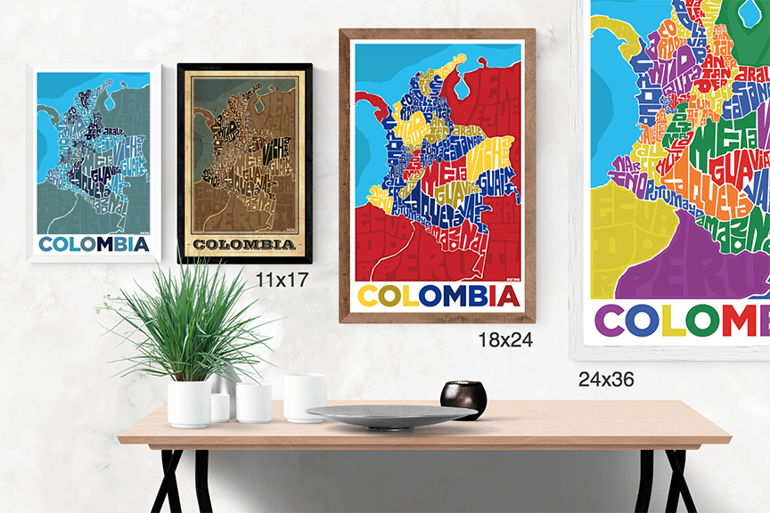 Colombia Type Map