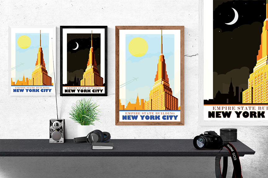 Empire State Building Illustration