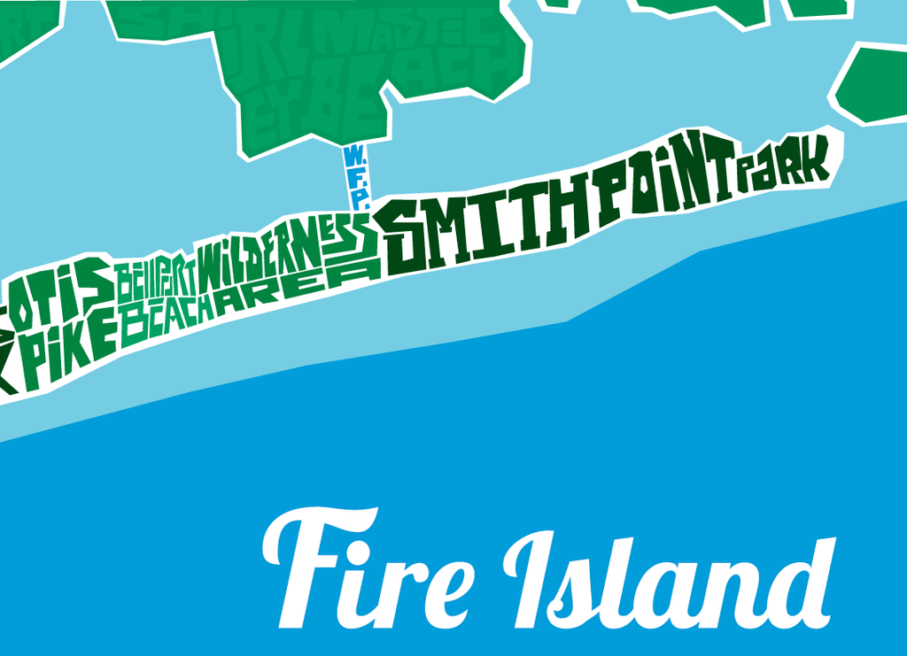 Fire Island Type Map