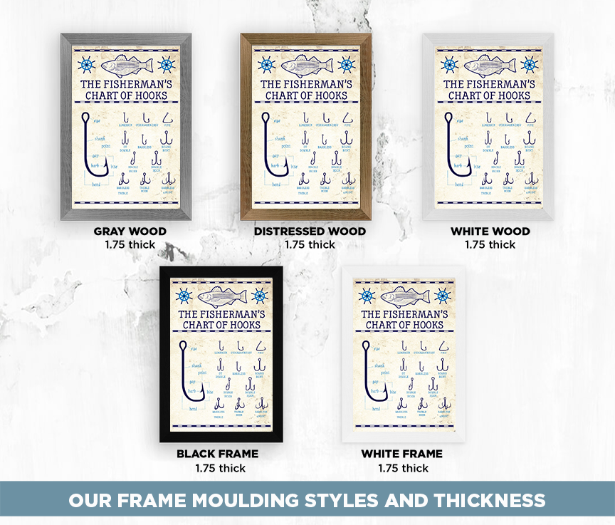 Fisherman's Chart of Hooks