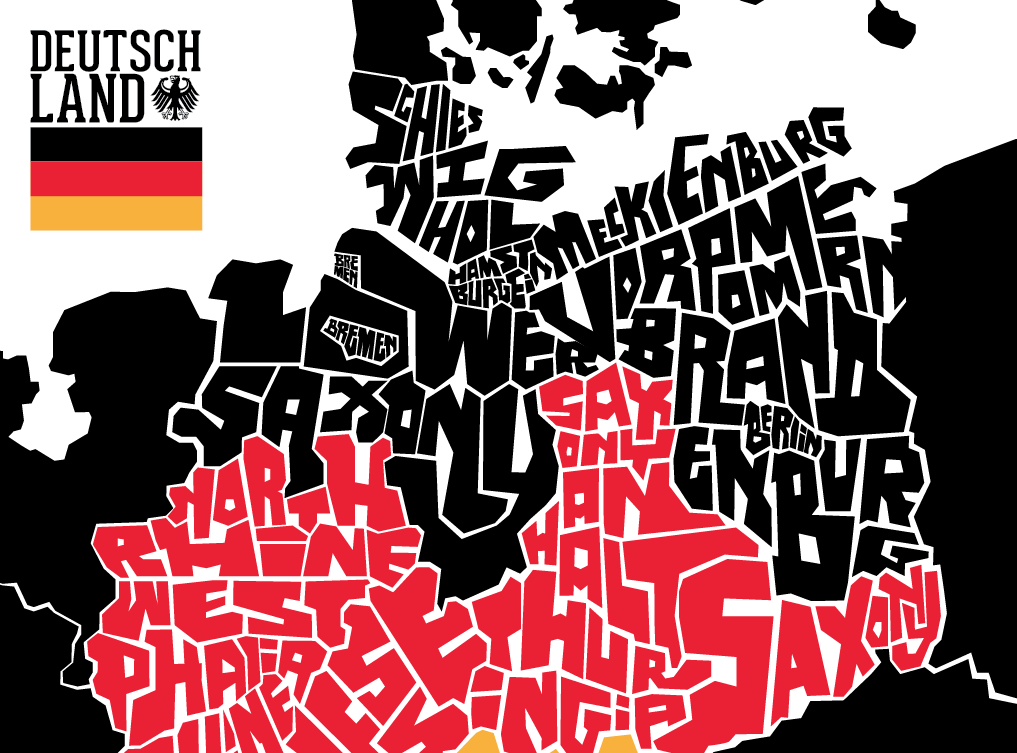 Germany State Map
