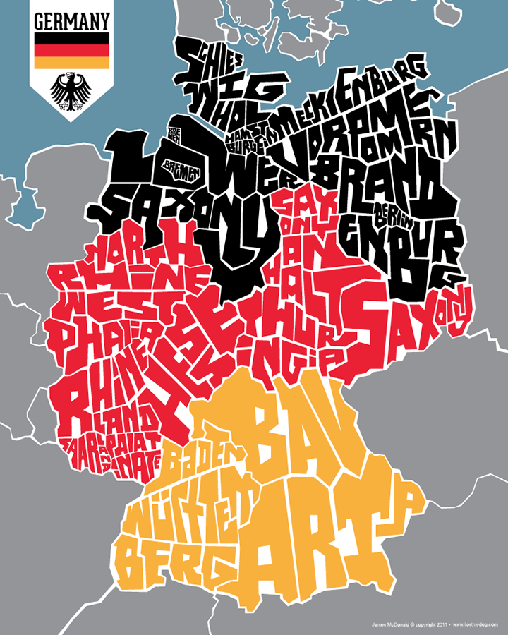Germany State Map