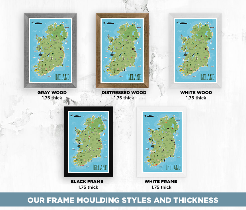 Ireland Illustrated Map