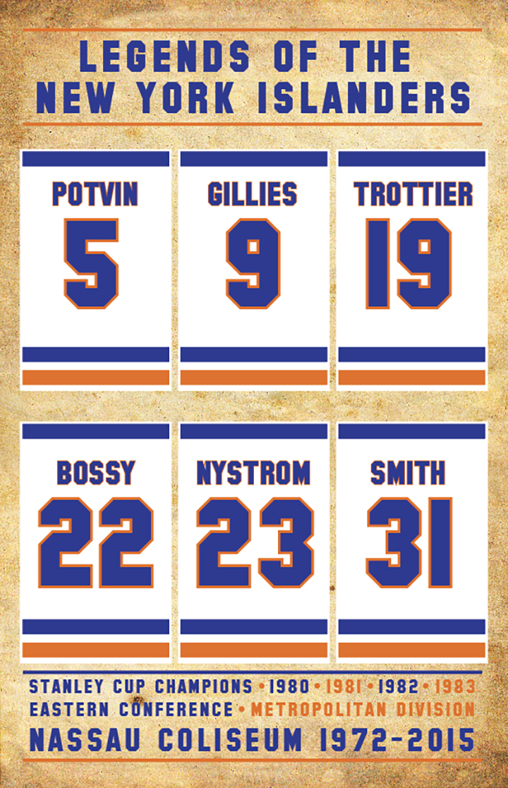 Ny islanders retired deals jerseys