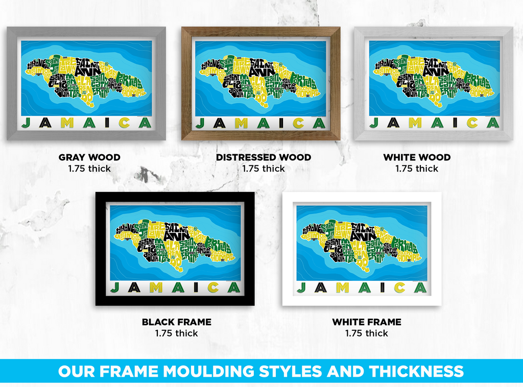 Jamaica Type Map