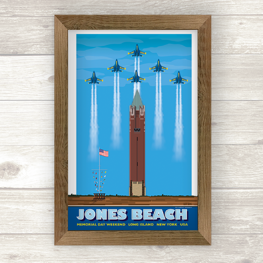 Jones Beach Airshow Illustration