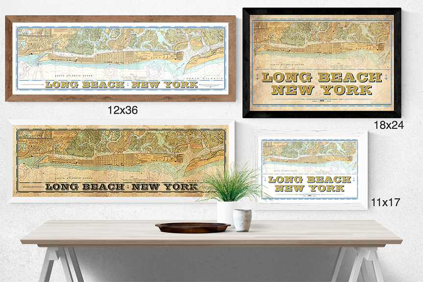 Long Beach Long Island Nautical Map
