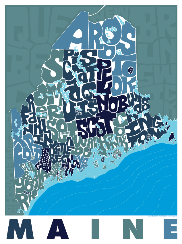 Maine Type Map