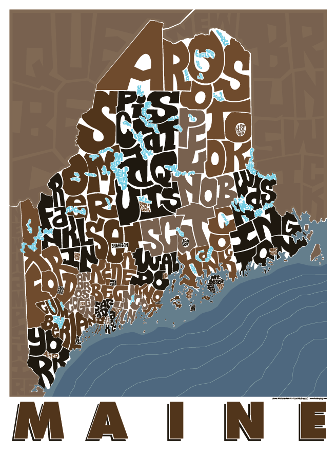 Maine Type Map