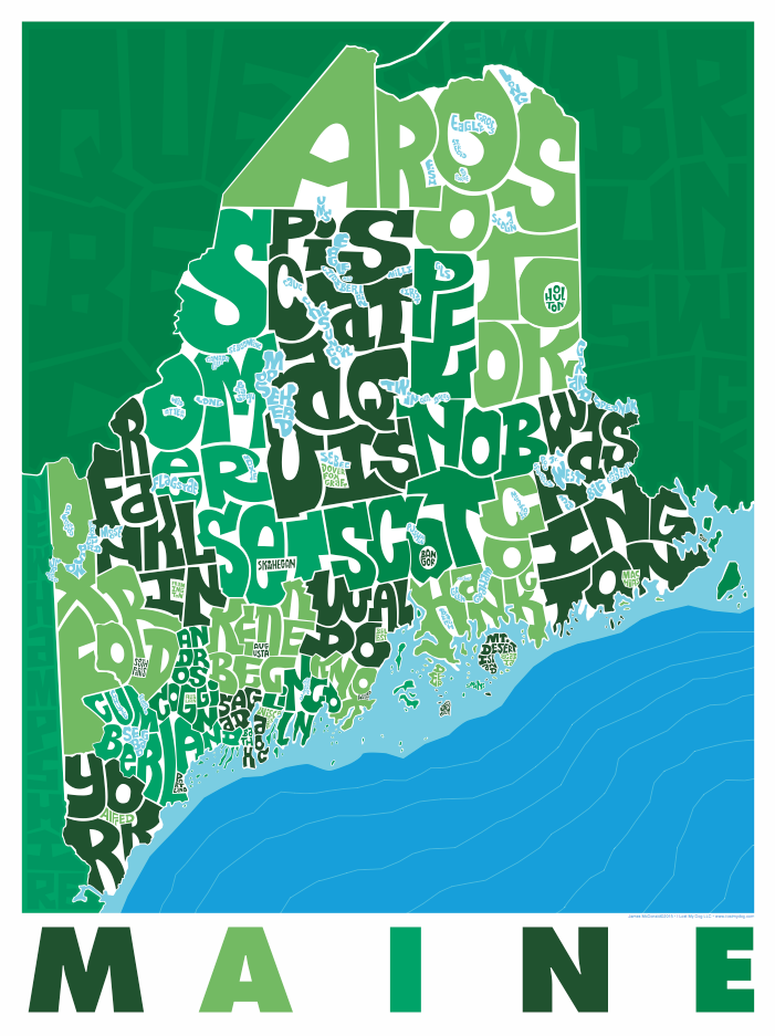 Maine Type Map