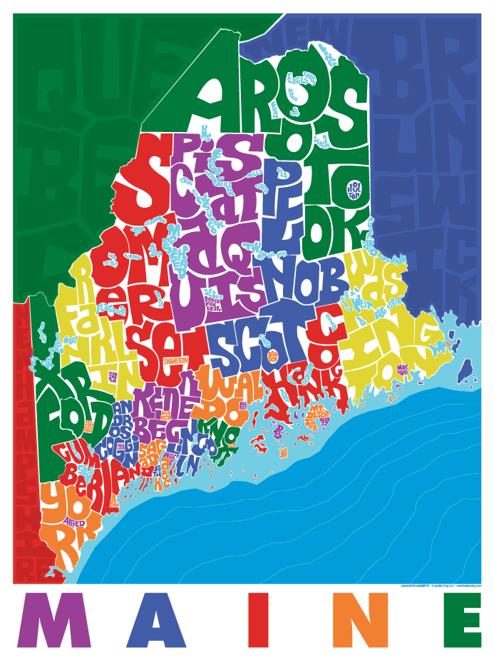 Maine Type Map