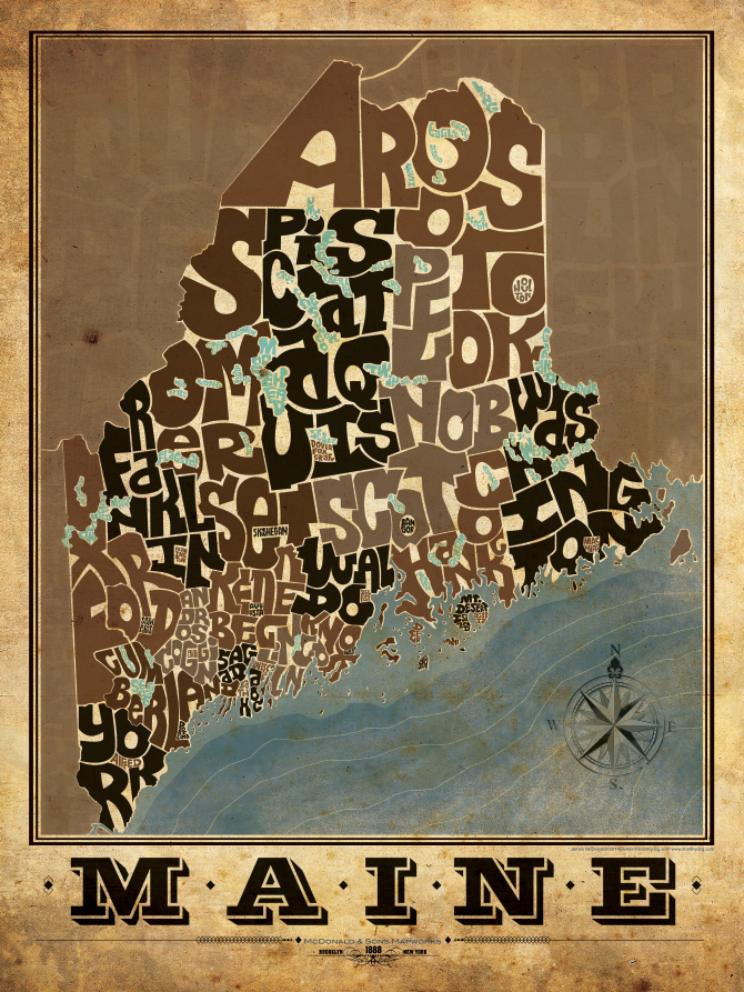 Maine Type Map