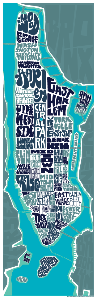 Manhattan Neighborhood Type Map