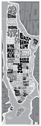 Manhattan Neighborhood Type Map