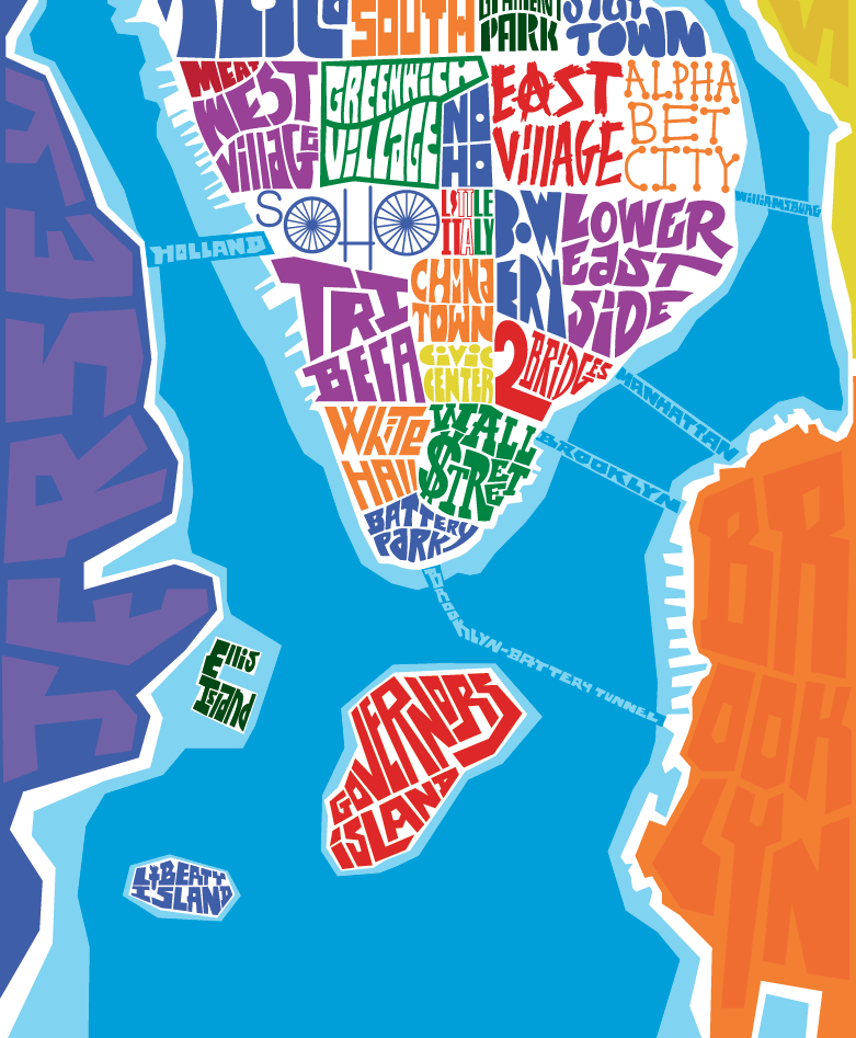 Manhattan Neighborhood Type Map