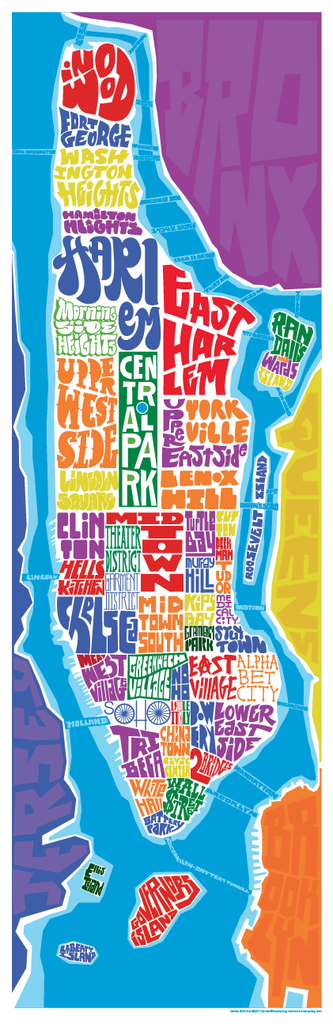 Manhattan Neighborhood Type Map