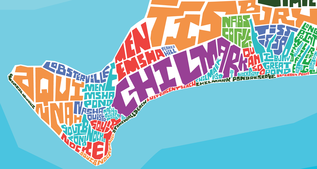 Marthas Vineyard Type Map