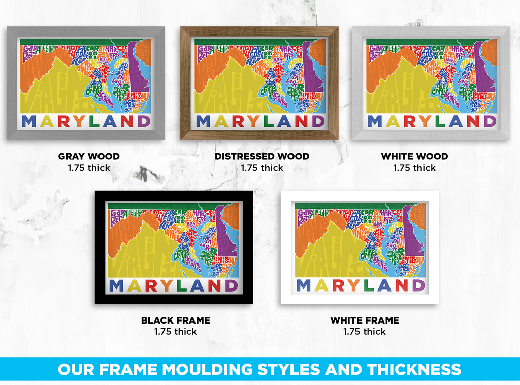 Maryland Type Map