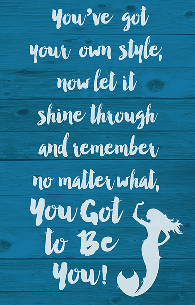 Mermaid Quote and Illustration