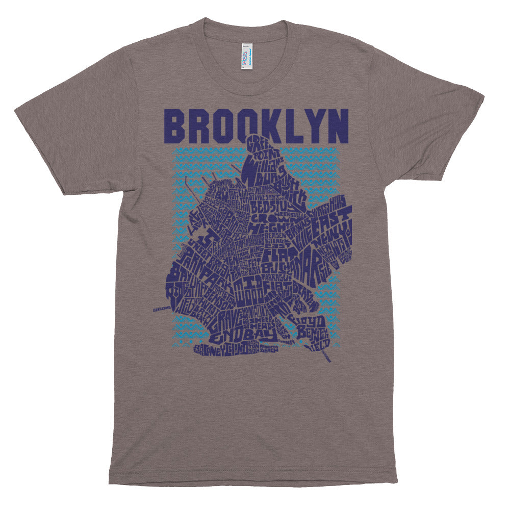 Brooklyn Type Map Shirt