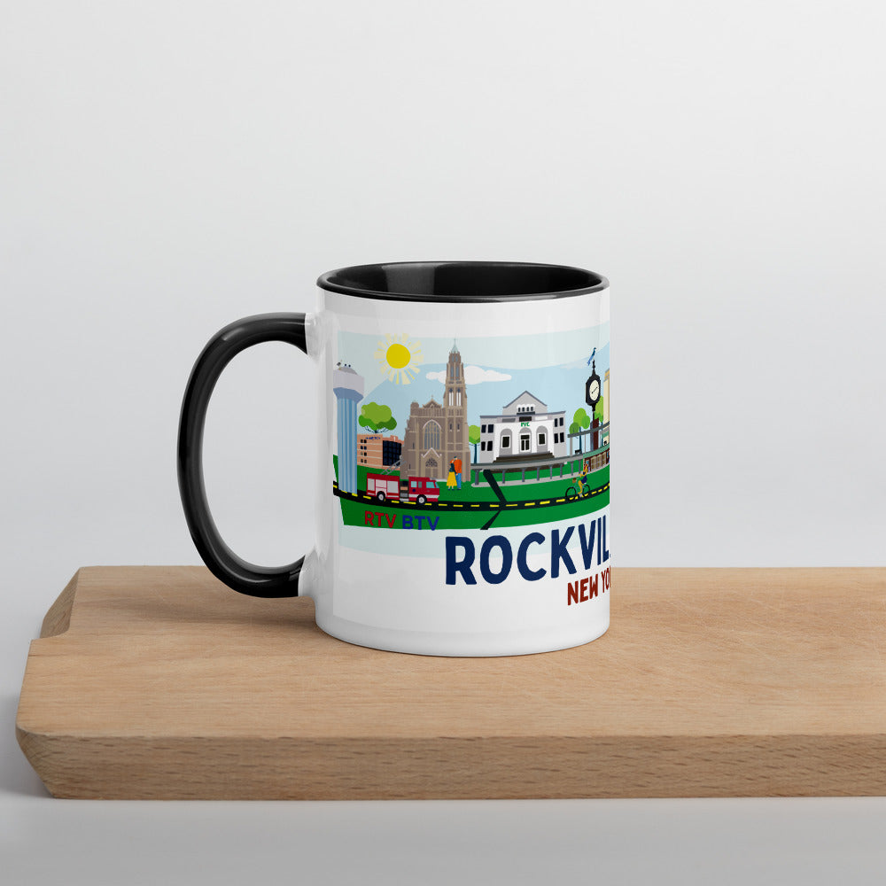 Rockville Centre Skyline Mug