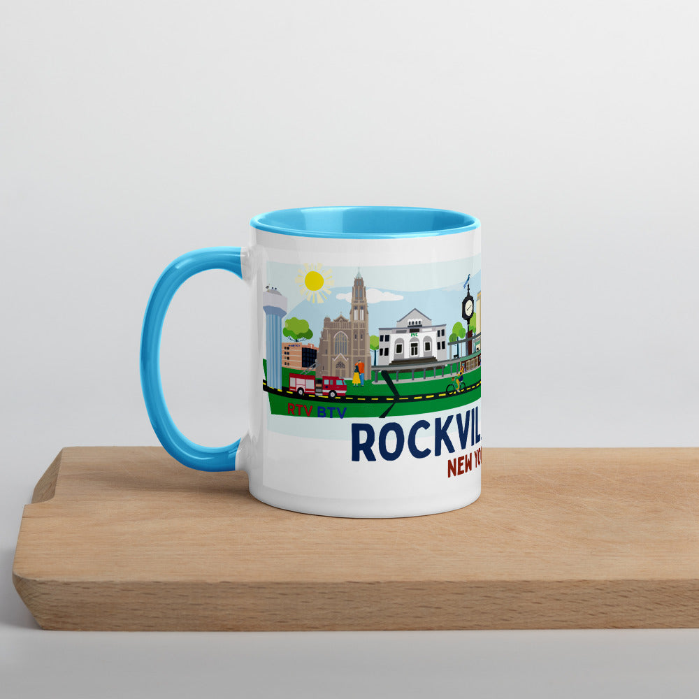 Rockville Centre Skyline Mug