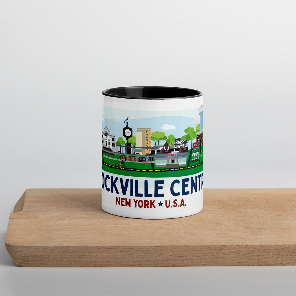 Rockville Centre Skyline Mug