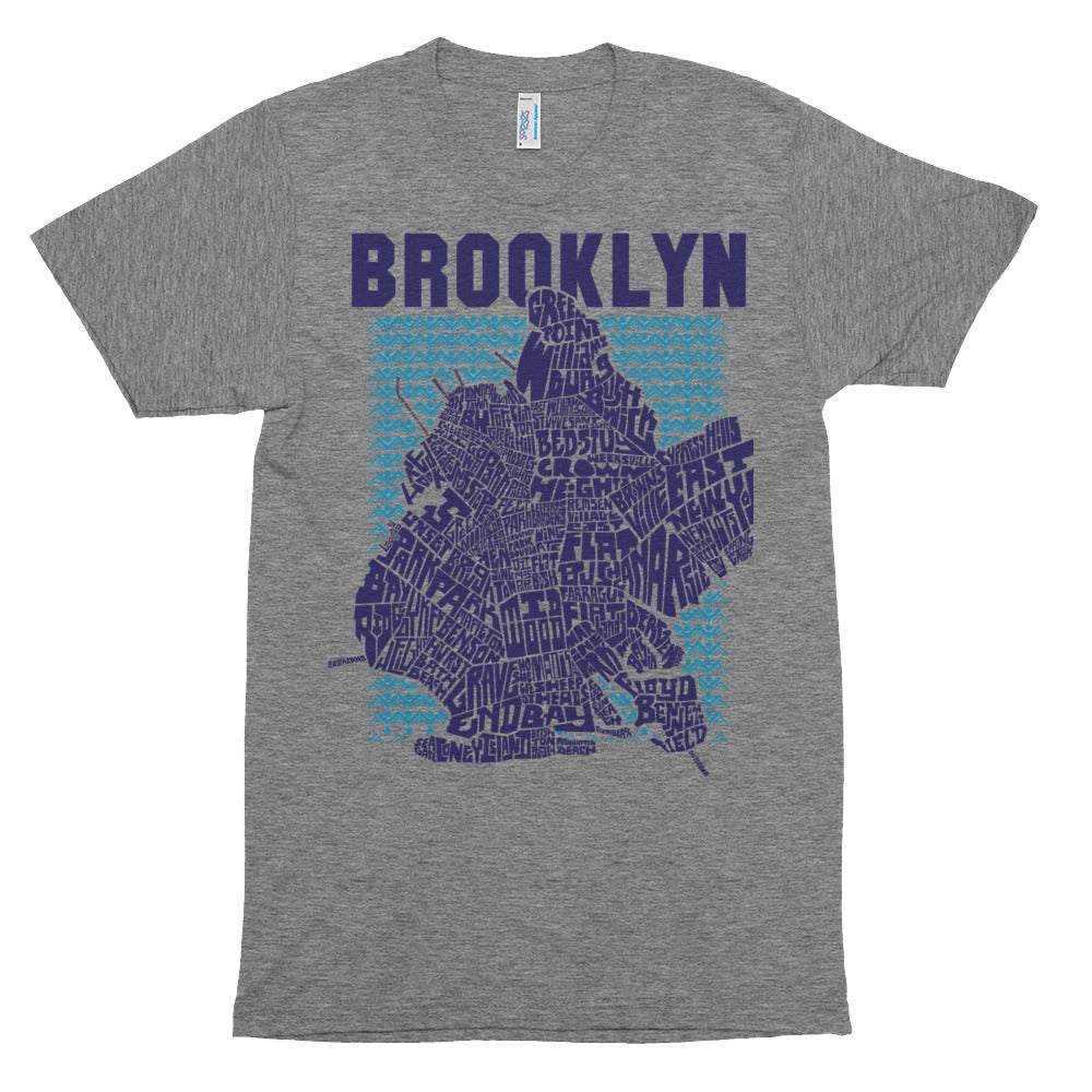 Brooklyn Type Map Shirt