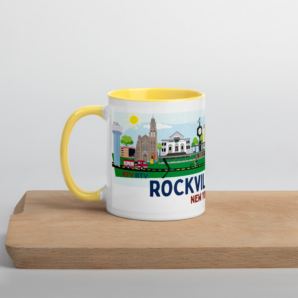 Rockville Centre Skyline Mug