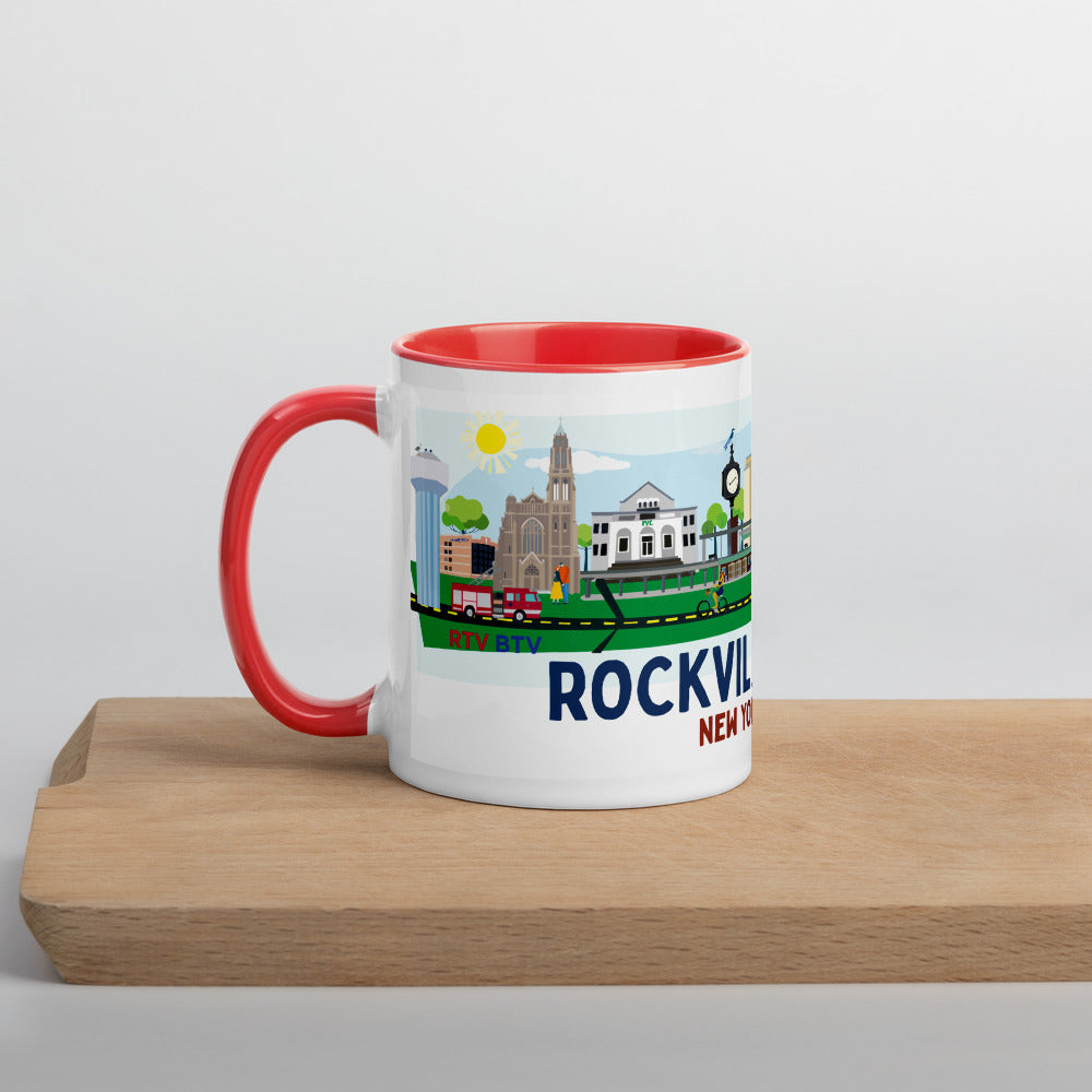 Rockville Centre Skyline Mug