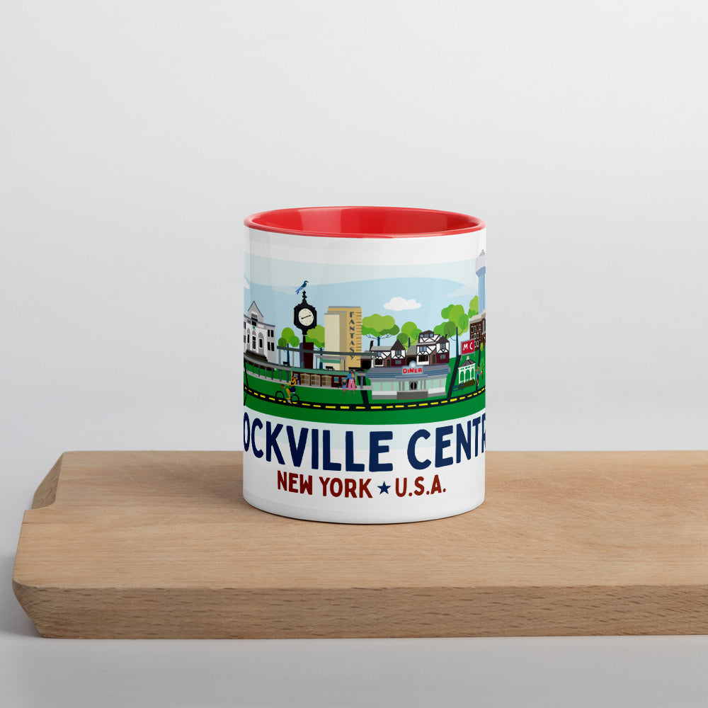 Rockville Centre Skyline Mug