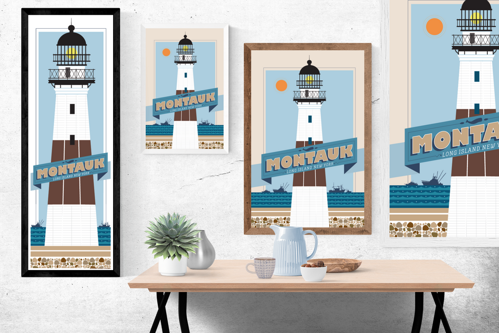 Montauk Point Lighthouse Illustration