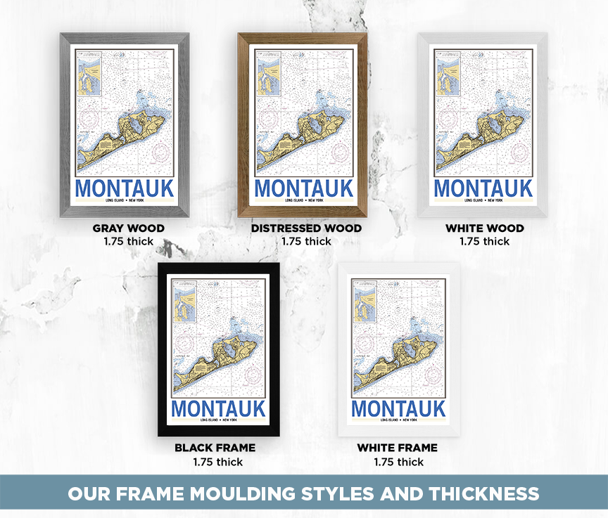 Montauk Vintage Remixed Map