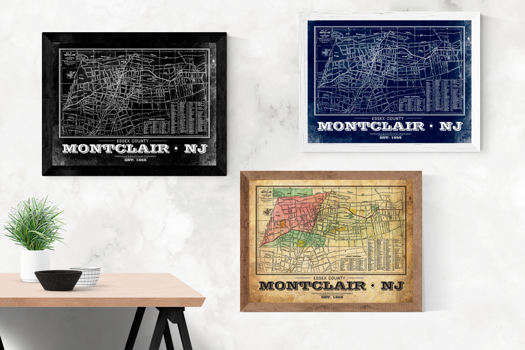 Montclair Vintage Remixed Map