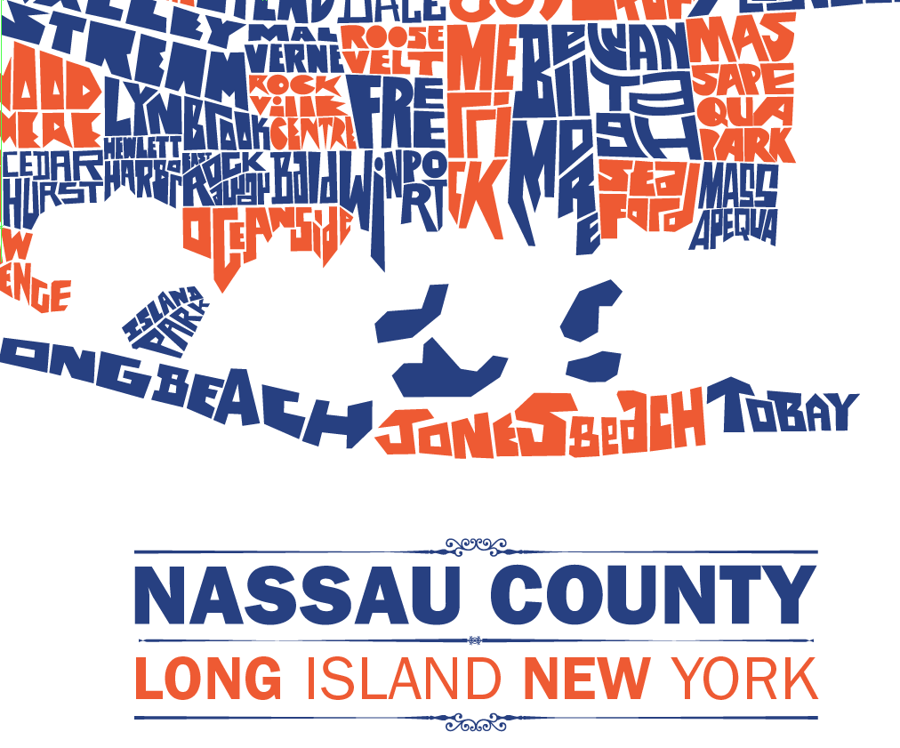 Nassau County Town Type Map