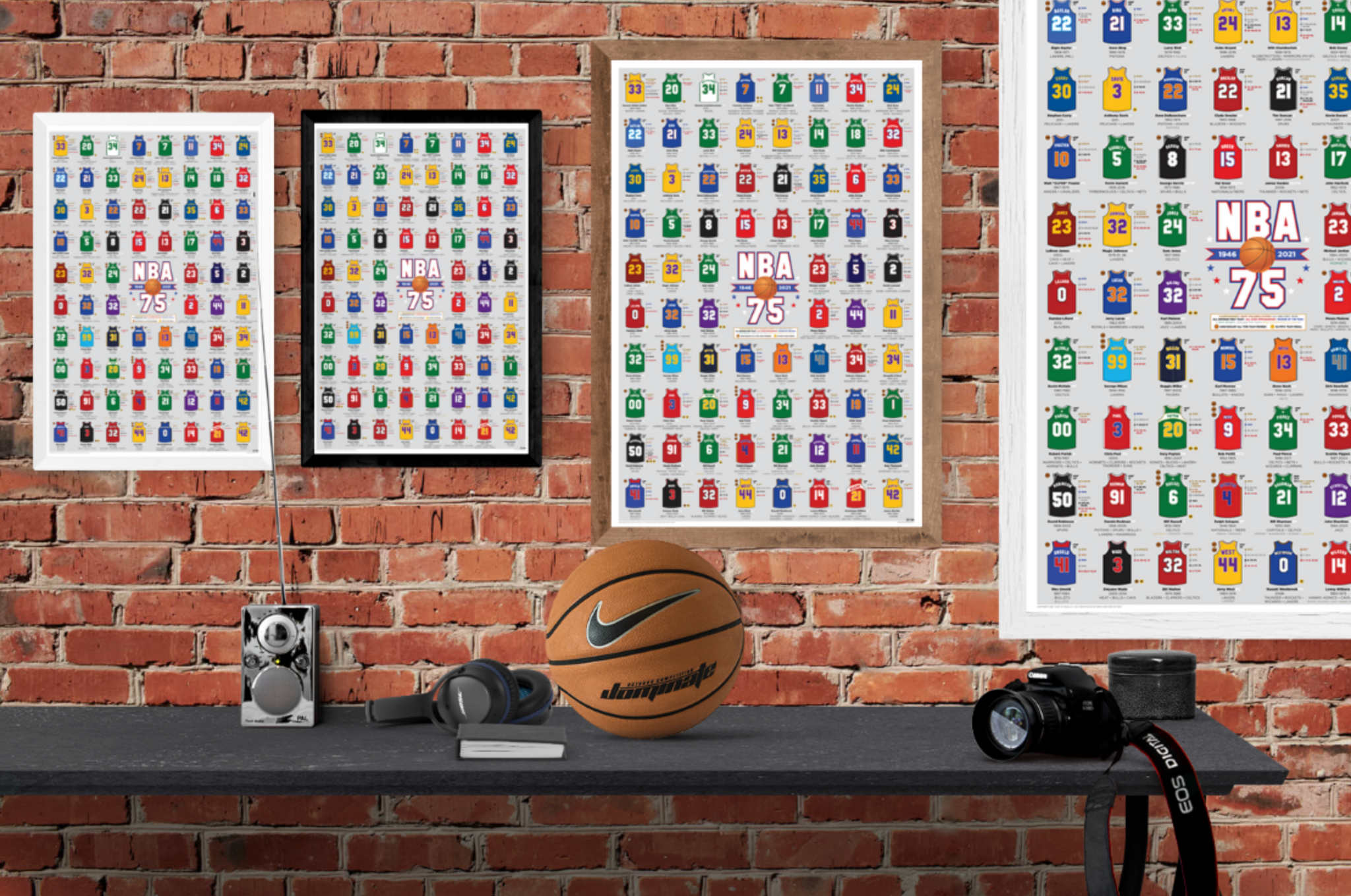 NBA ポスター10枚セット NBA 75 Anniversary Poster – LOST DOG Art & Frame