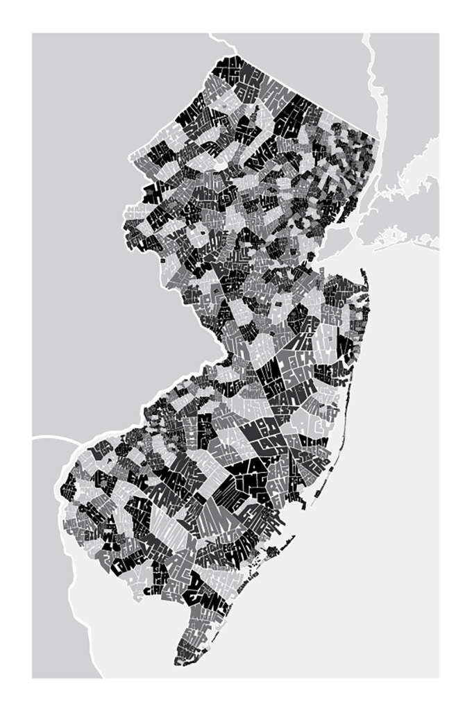 New Jersey Town Type Map