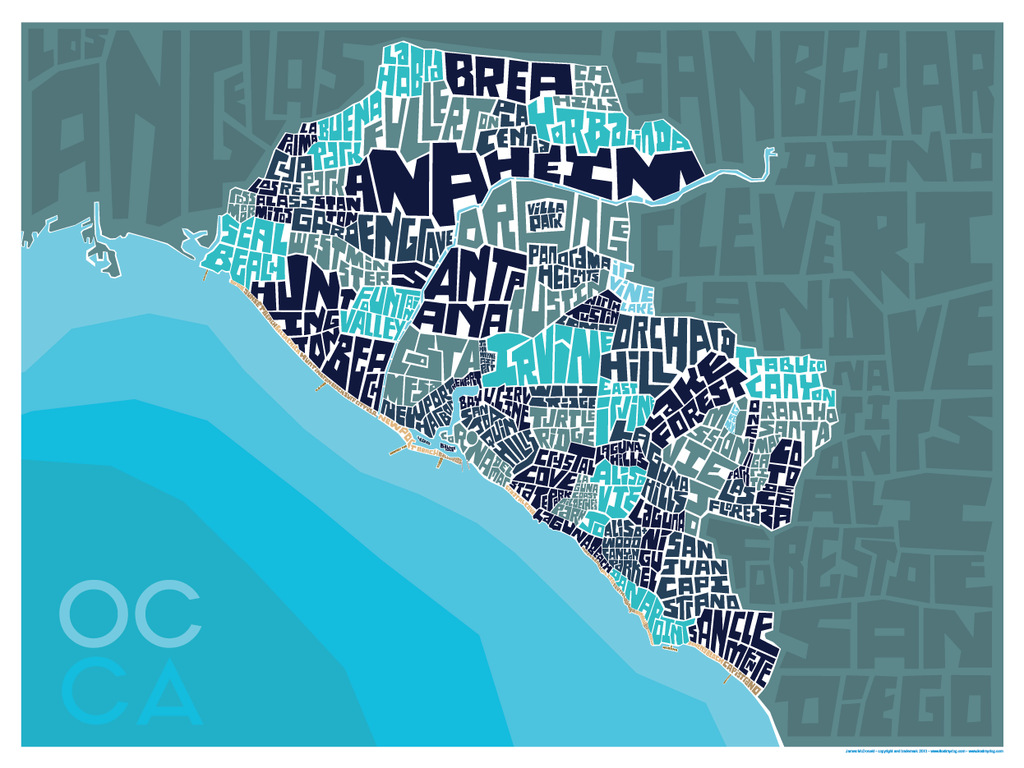 Orange County Type Map