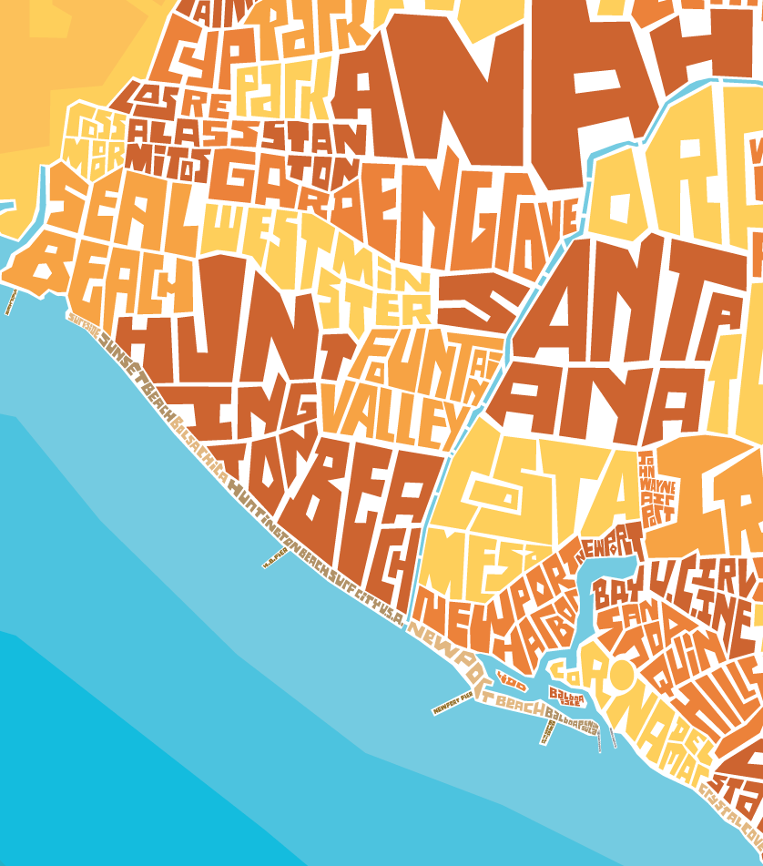 Orange County Type Map